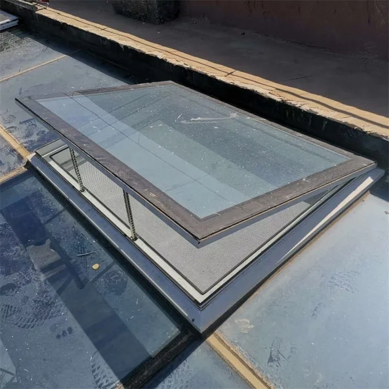 Крыша купол Цена небо свет круговой пирамидальная система Электрический Skylight