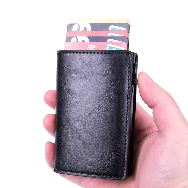 Best selling wallets 2023 new arrivals rfid wallet carbon fiber RFID slim anti protect wallet men gift card holder
