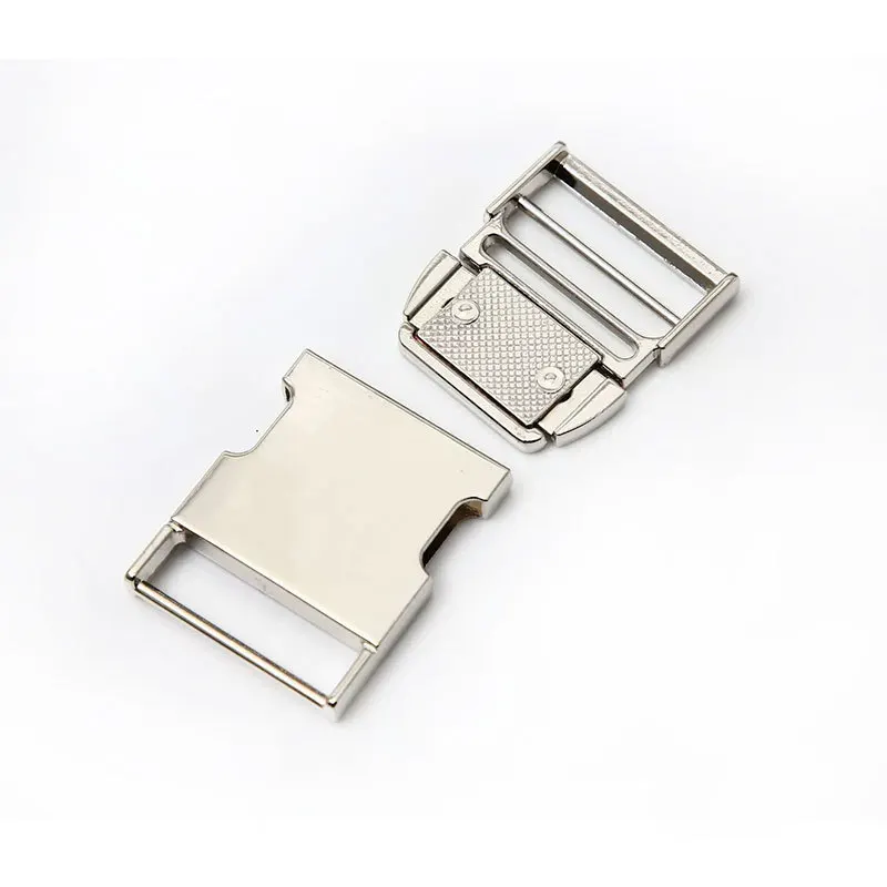 Wholesale Zinc Alloy Side Release Adjustable Buckles Horn Buckle Backpack Dog Collar Release Buckle