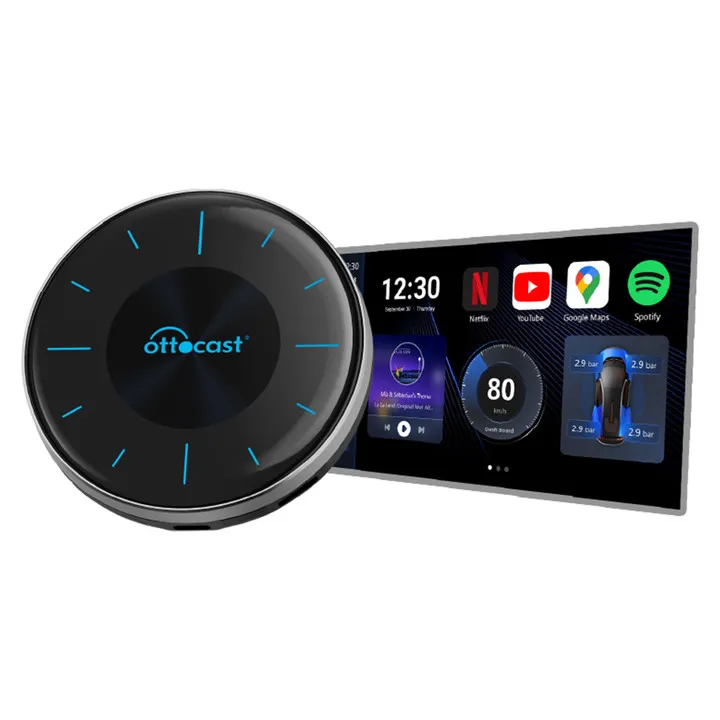 Ottocast Picasou P3 8+128G Android 12/13 car multimedia TV box wireless carplay adapter smart car play android ai box for cars