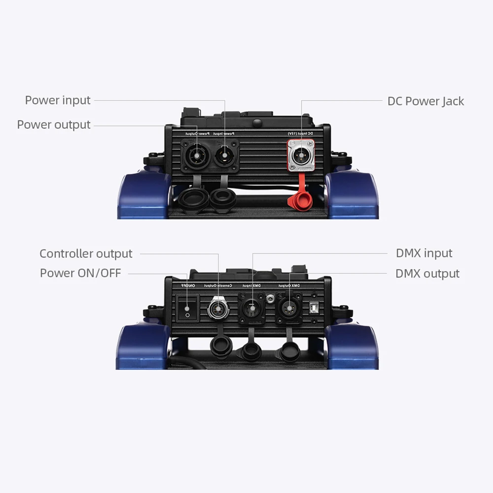 AMBITFUL P120DT-W Professional LED Video Light 90W Bi-Color 2800K-5600K CRI97+TLCI99 0 Noise for News Interview Video Shooting