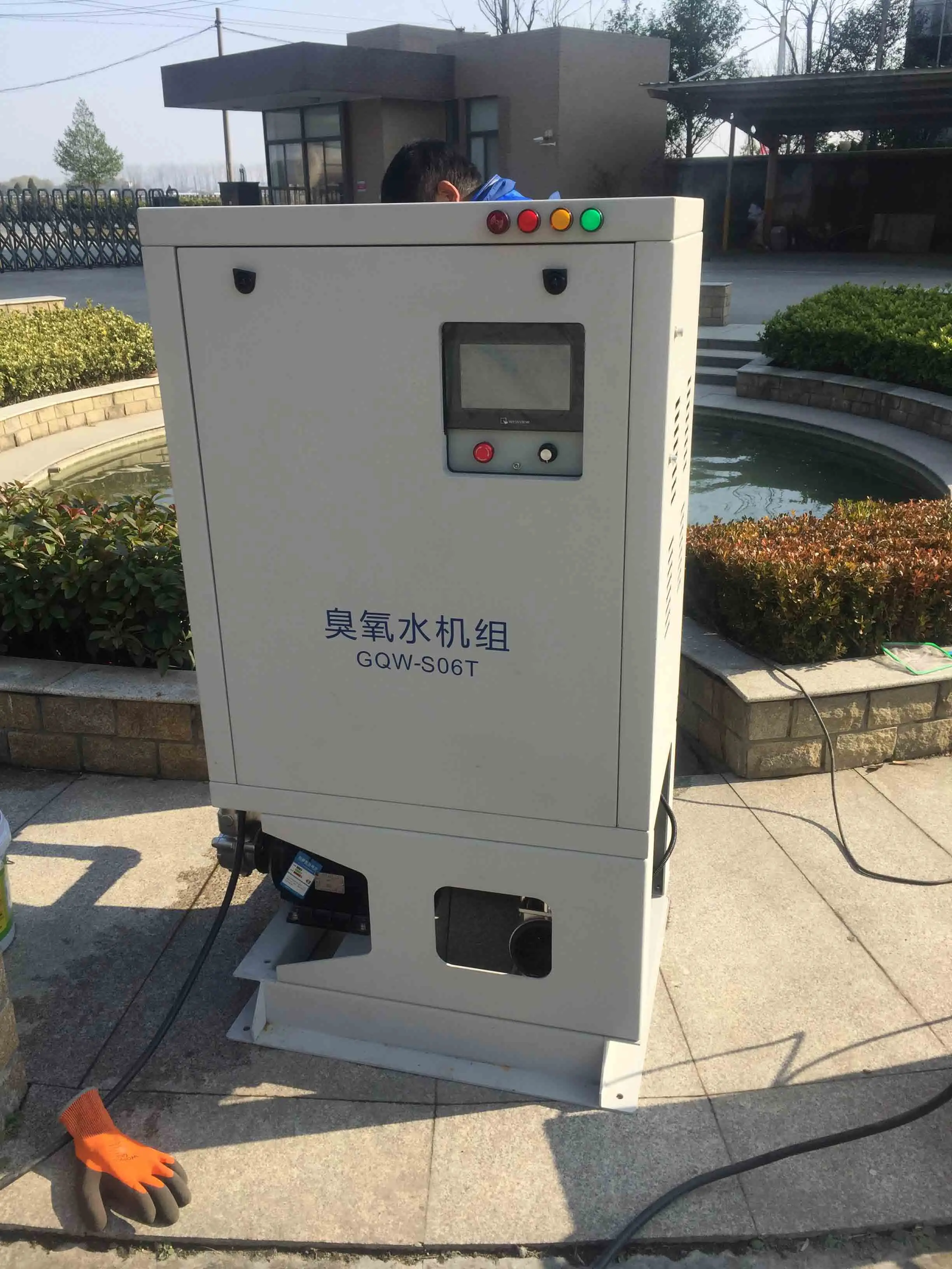 6t/h industrial Ozone  machine Water Purifier Ozone generator for waste Water Treatment Machine with Mixing Tank 10ppmO3