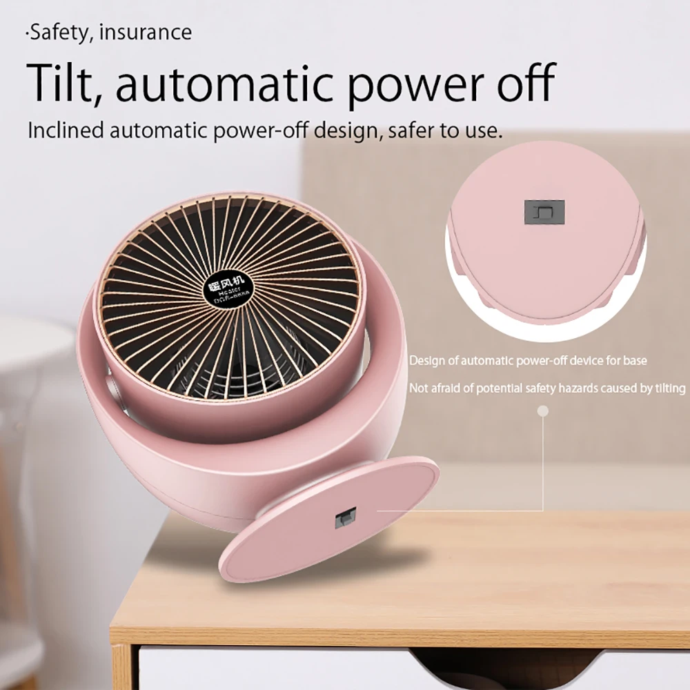 Desktop Home Heater Lightweight Portable Electric Heater Mini Heater Outdoor Bedroom Small