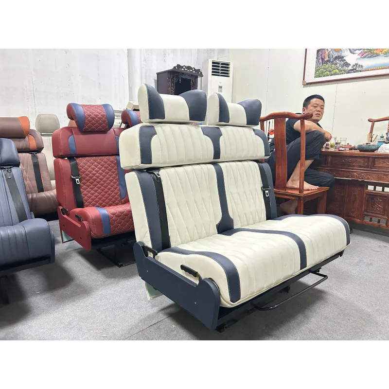 New Design Manufacturer VIP Custom Auto Interior & Accessories 3 Person Sofa Bed Seat Leather Car Interior Seat City Bus Seat