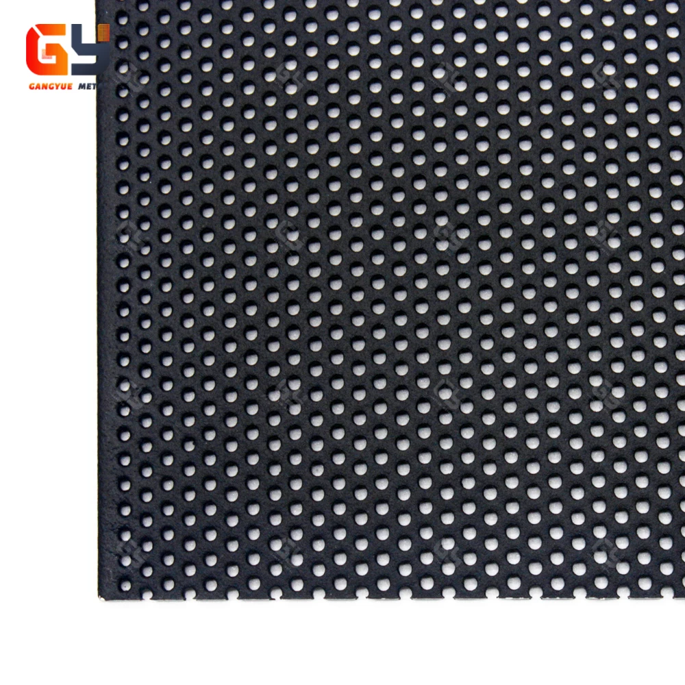 Australian Standards DVA Mesh Black Window Screen Mesh Aluminum Perforated Sheet