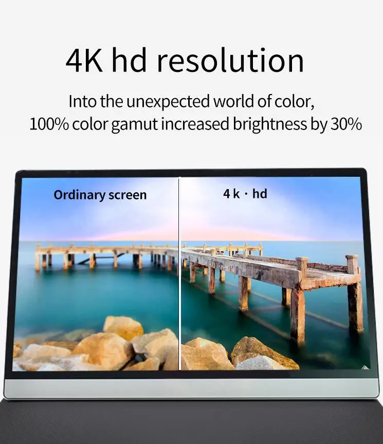  15 6 дюймовый 4k Портативный беспроводной монитор для p4p переключателя прямой трансляции игровой сенсорный 1080
