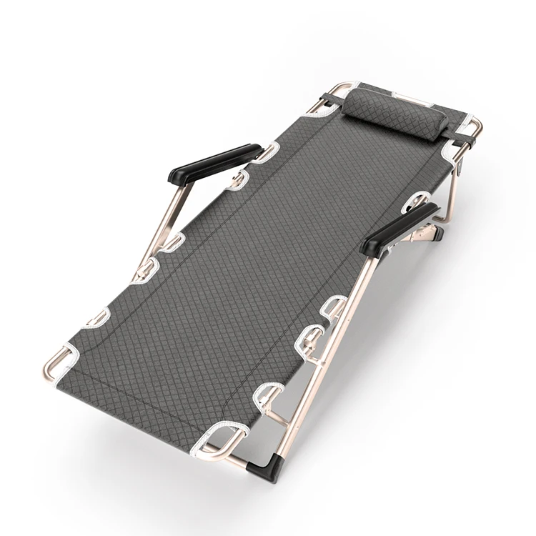 
folding chair beach Modern leisure style folding camping chair with footrest outdoor plastic sun lounger 