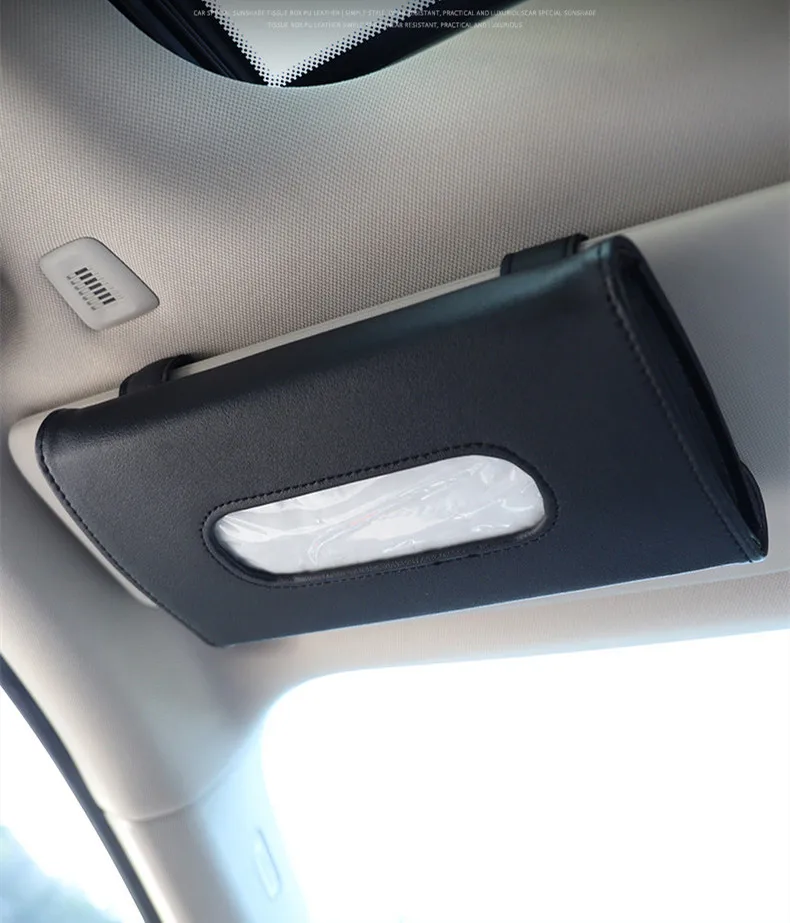Universal Car Tissue Box Cover Napkin Paper Holder Towel Dispenser For Car Back Seat Hanging Paper Holder Tissue Container Case