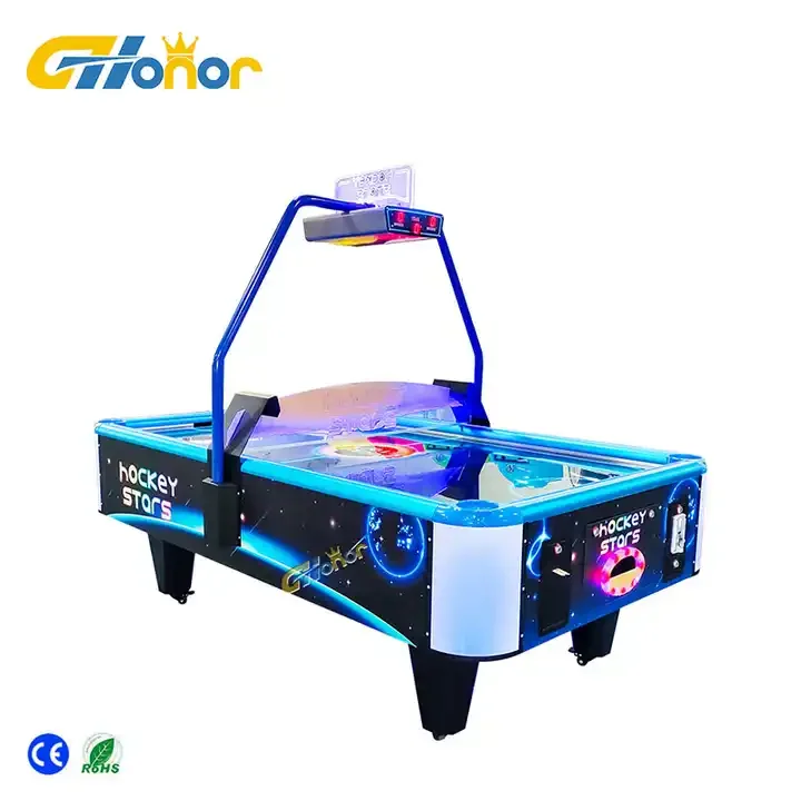 Latest 2 players classic sports air hockey game console for children and adults coin operated air hockey arcade table for sale