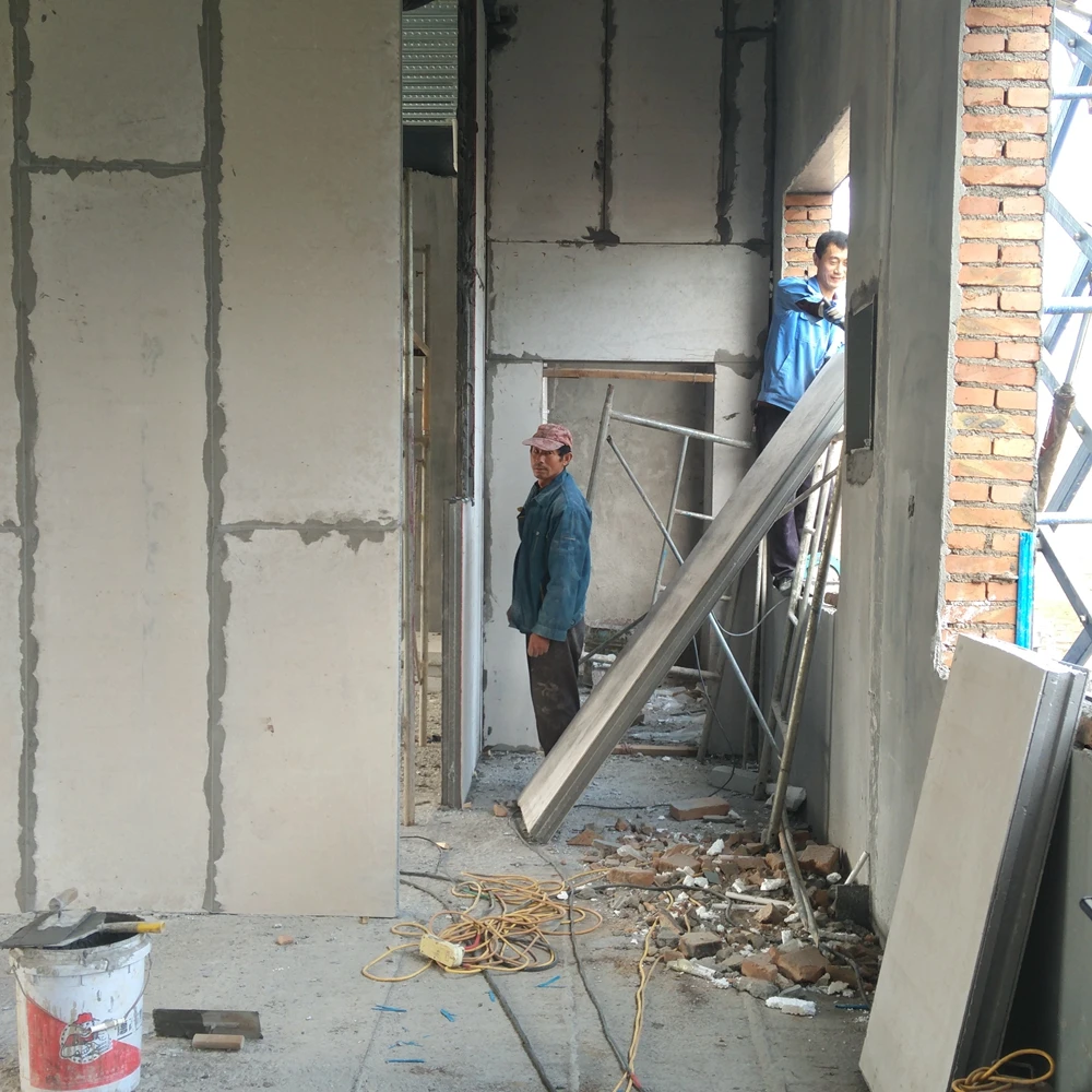 lightweight  hollow core concrete wall panel forming machine