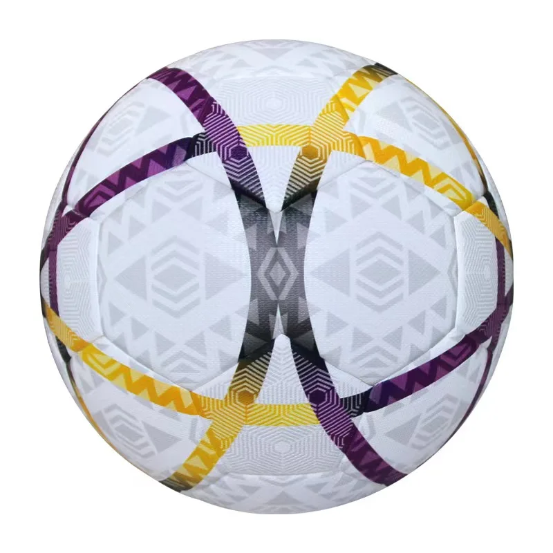 2024 Competition PU Football Hot Selling Size 5 Thermal Bonded Soccer Ball Custom PU Leather Profession Football