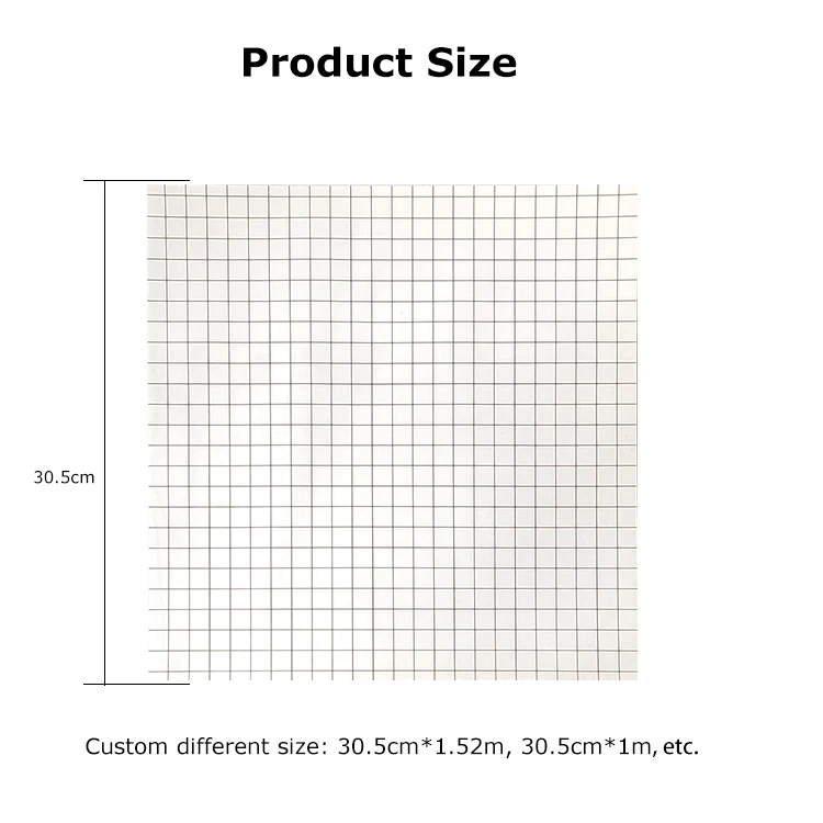 Factory Wholesale Clear Easy to Transfer No glue Self Adhesive Vinyl Sticker Adhesive Tape PVC Transfer Film