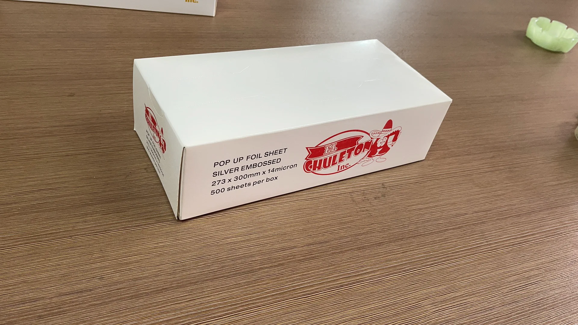 pop up fold aluminum foil sheets with print  for food wrap