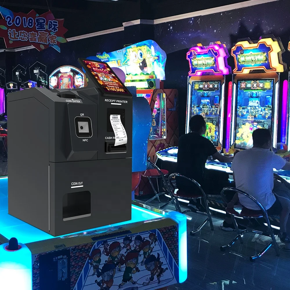 pos terminal cash acceptor self-service ordering kiosk for restaurant