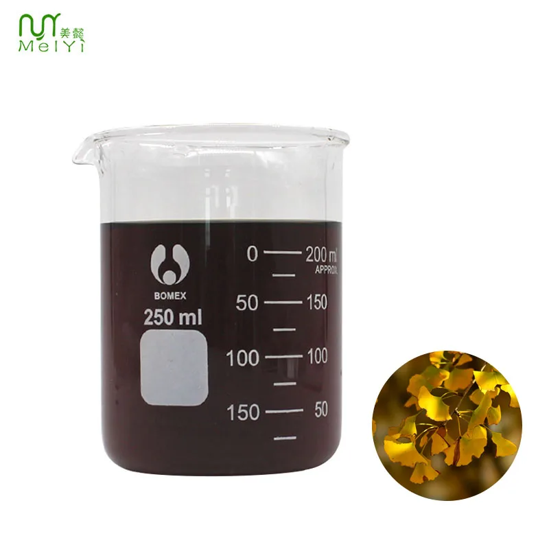 
Высококачественный натуральный экстракт гинкго, растительный экстракт, жидкое косметическое сырье 90045-36-6 1 кг 