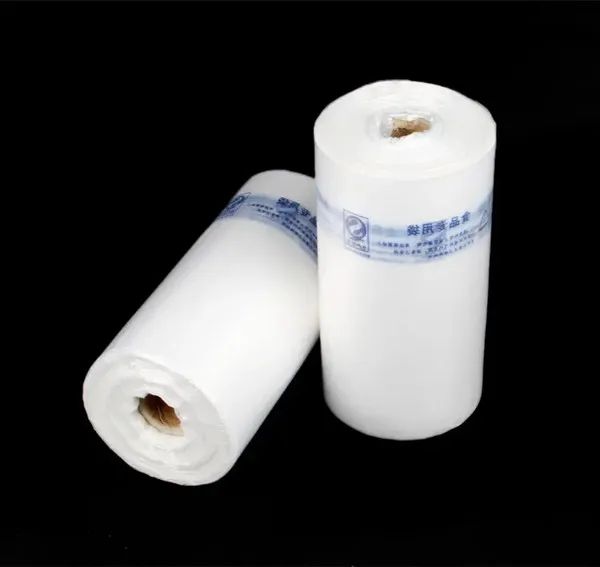 Packing in Vegetable and Fruits Storage Packaging Food Plastic Bag Roll Supermarket Produce Bags On Roll for Food Industry