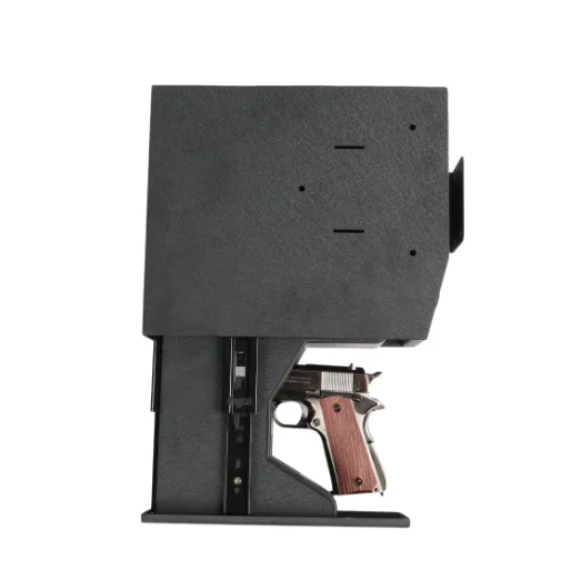 Auto Sliding Door Hand Gun Safe for Pistol with Biometric Feature