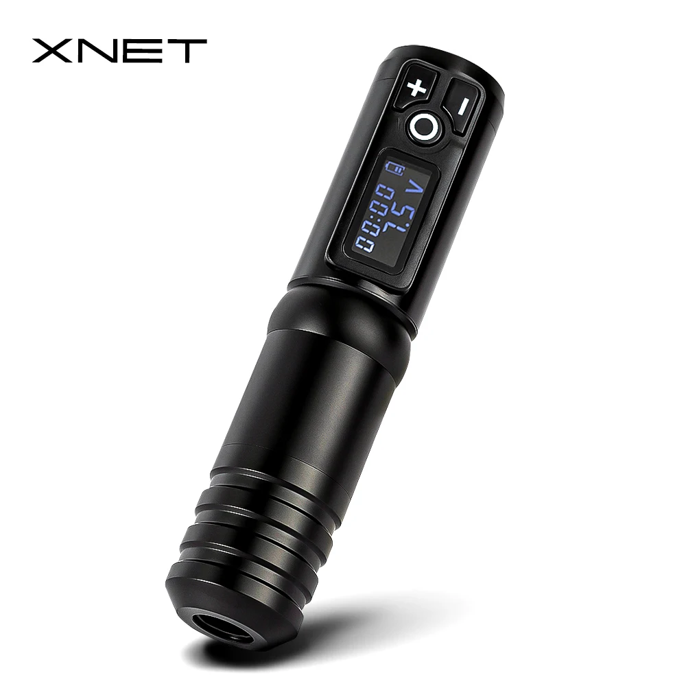 XNET Flash Portable Powerful Coreless Motor Tattoo Equipment Digital Wireless Rotary Tattoo Pen Machine for Body Art