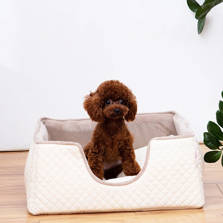 
Japanese Style Luxury Pet Dog Bed Washable For Dog Sleeping And Cat Sleeping Beds Made In Chinese Factory Pet Products Vendor 