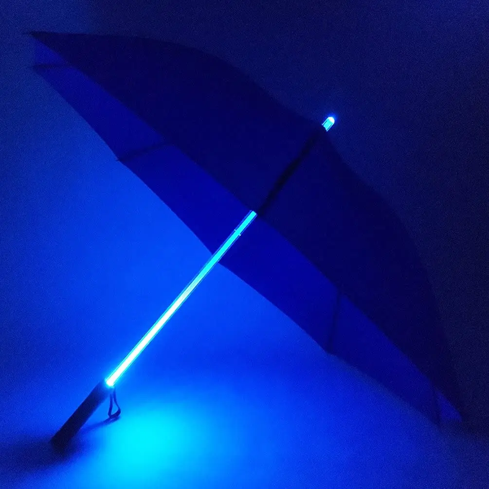Fashionable Innovational LED Patio Umbrellas Change Colors with Multi Color LED Lights