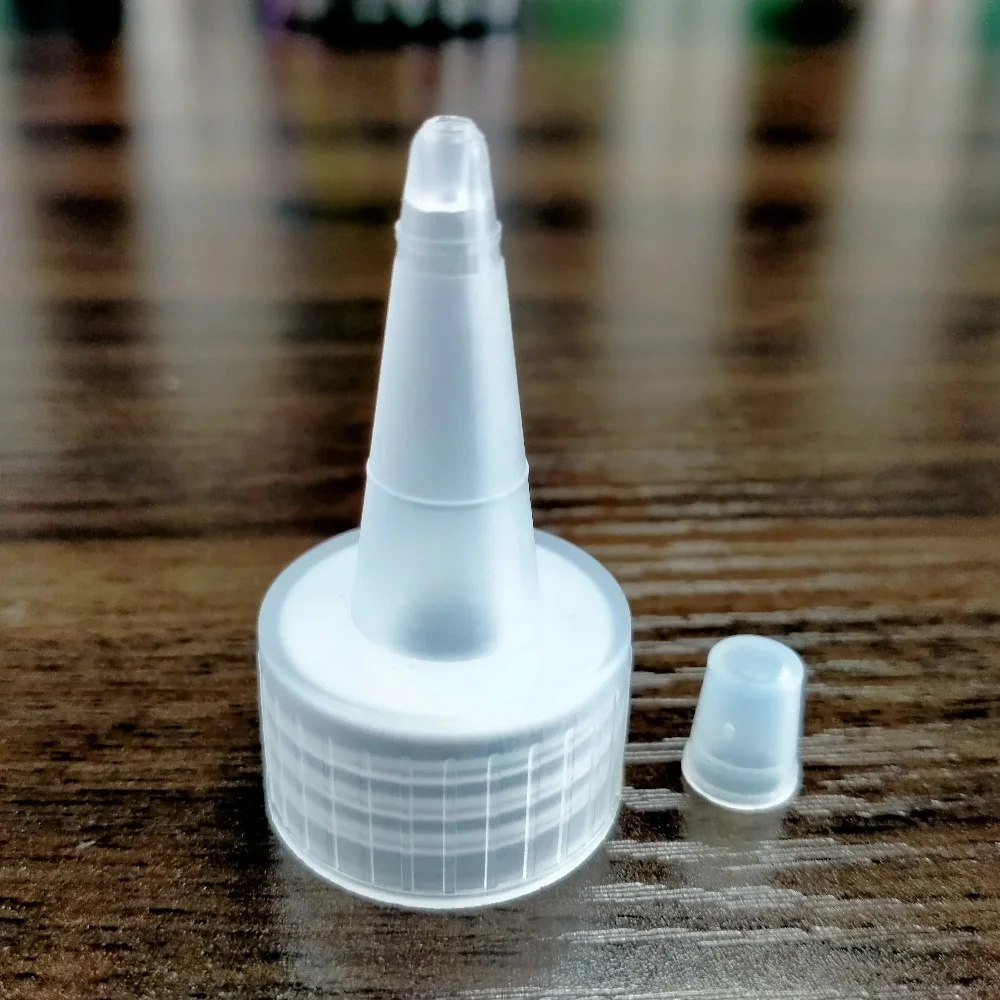 Natural-color Spout Cap with Tip Cap and Aluminum Pressure Seal Liner 24/410