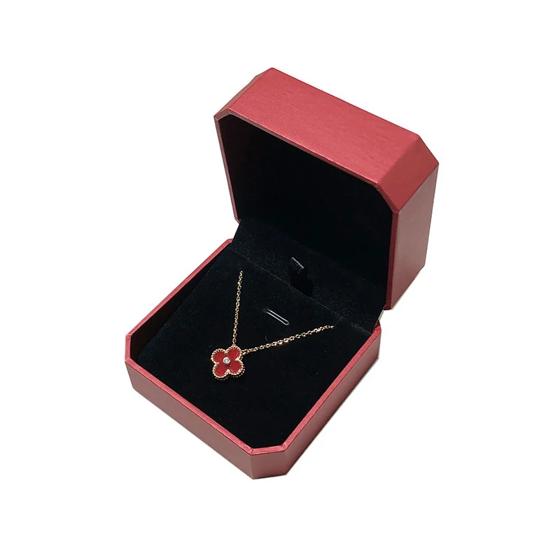 Ruizhuo new custom jewelry star necklace gold silver necklace pendants accessories women Four leaves inlaid with gold jewellery.