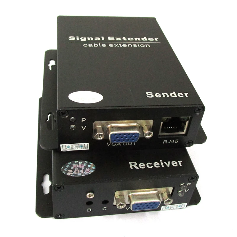 
IPVA-200S One Transmitter To Many Receivers Support Audio Video Extensor 200m 1080P RJ45 Cat5e VGA Extender Over IP 