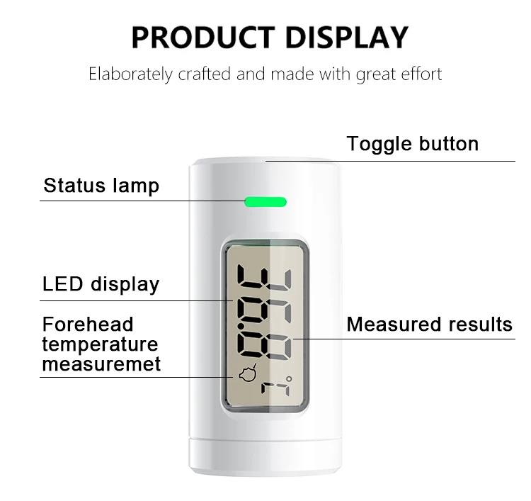 Baby Digital Handheld Infrared Non-Contact Thermometer Body Forehead Ir Infrared Body Object Laser Thermometers With Alarm