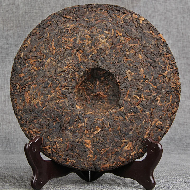 
Chinese Fermented Puer Tea Shu Puer Bing Compressed Cake 357g Puerh Tea 