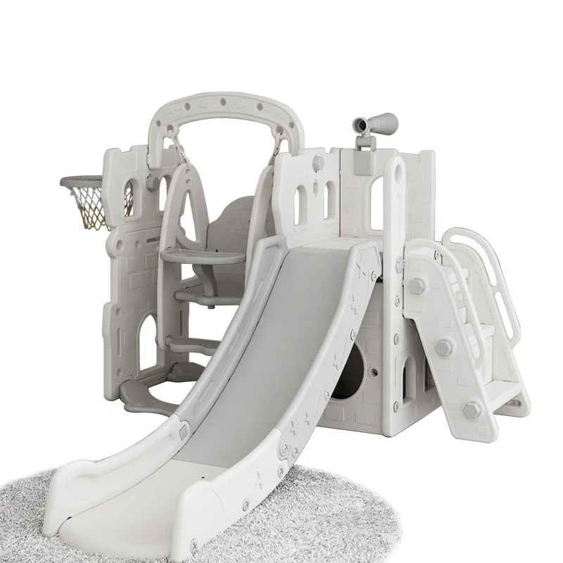 New  swing and slide set for baby  colorful slides for kids playground children game