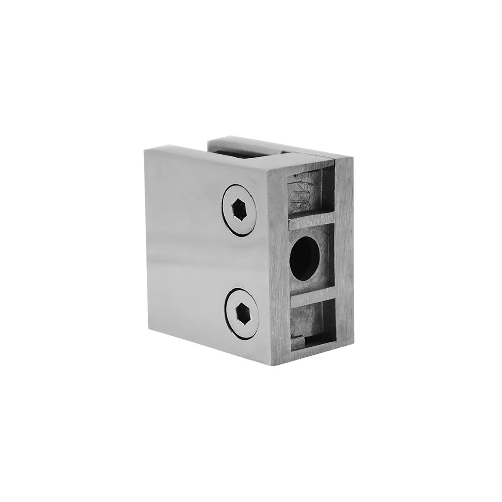 Heavy Duty Stainless Steel Glass Clip Holder Bracket Support Fixed Panel U-Clamp