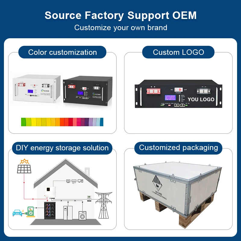 48V 100Ah 4U eg4 server rack battery Home Use Off Grid Photovoltaic Solar Power System 2Kw 3Kw 5Kw 10Kw Energy Storage System