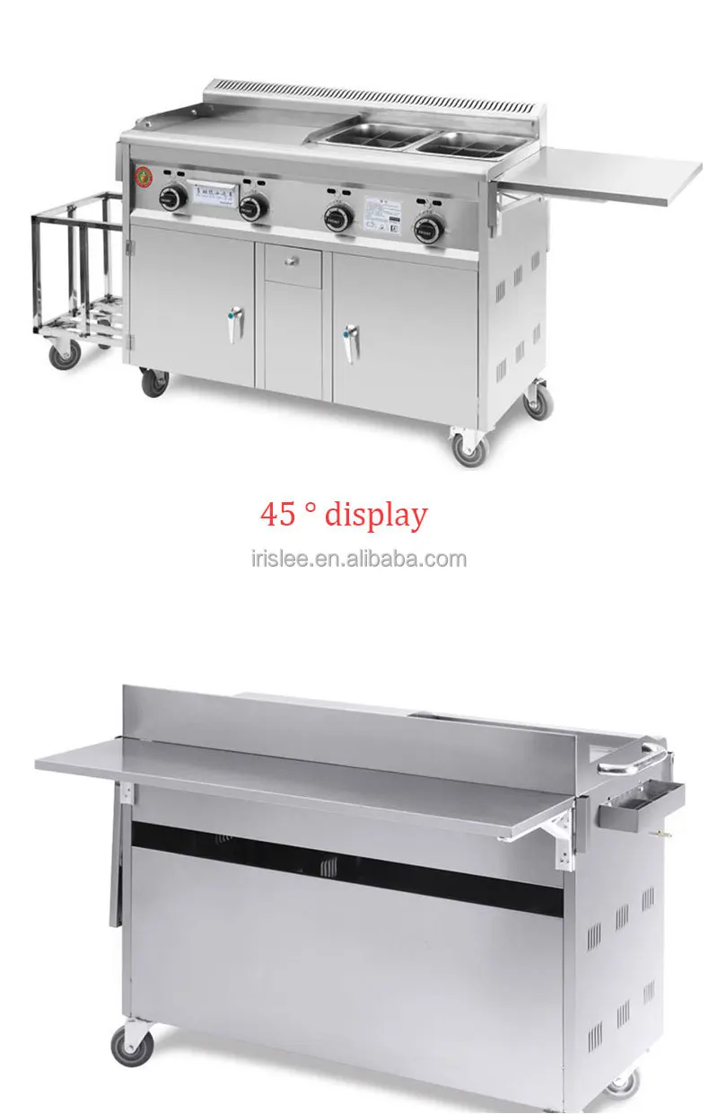 Mobile Camper Trailer Snack Food Truck Street Fast Catering Vending Cart Hot Dog Van With Ce Certification