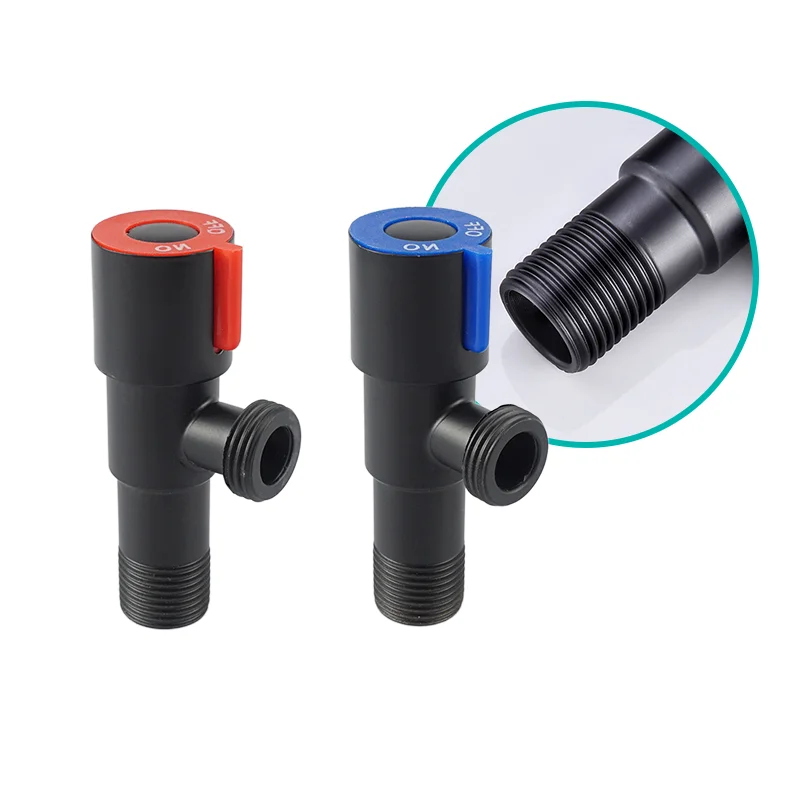 304 Stainless Steel Angle Stop Valve For Bathroom Toilet 3 Way Angle Stop Valve 3 Way Shower Diverter Angle Valve