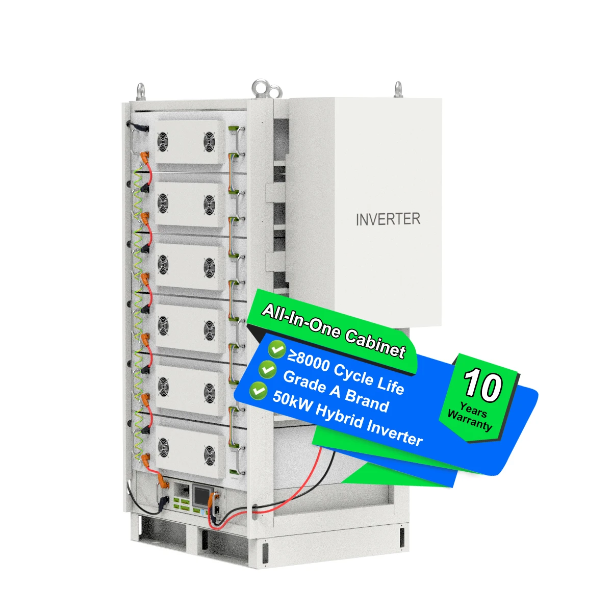 30kwh 40kwh 50kwh 60kwh 80kwh 100kwh 150kwh 200kwh High Voltage Lithium Ion Batteries Pack