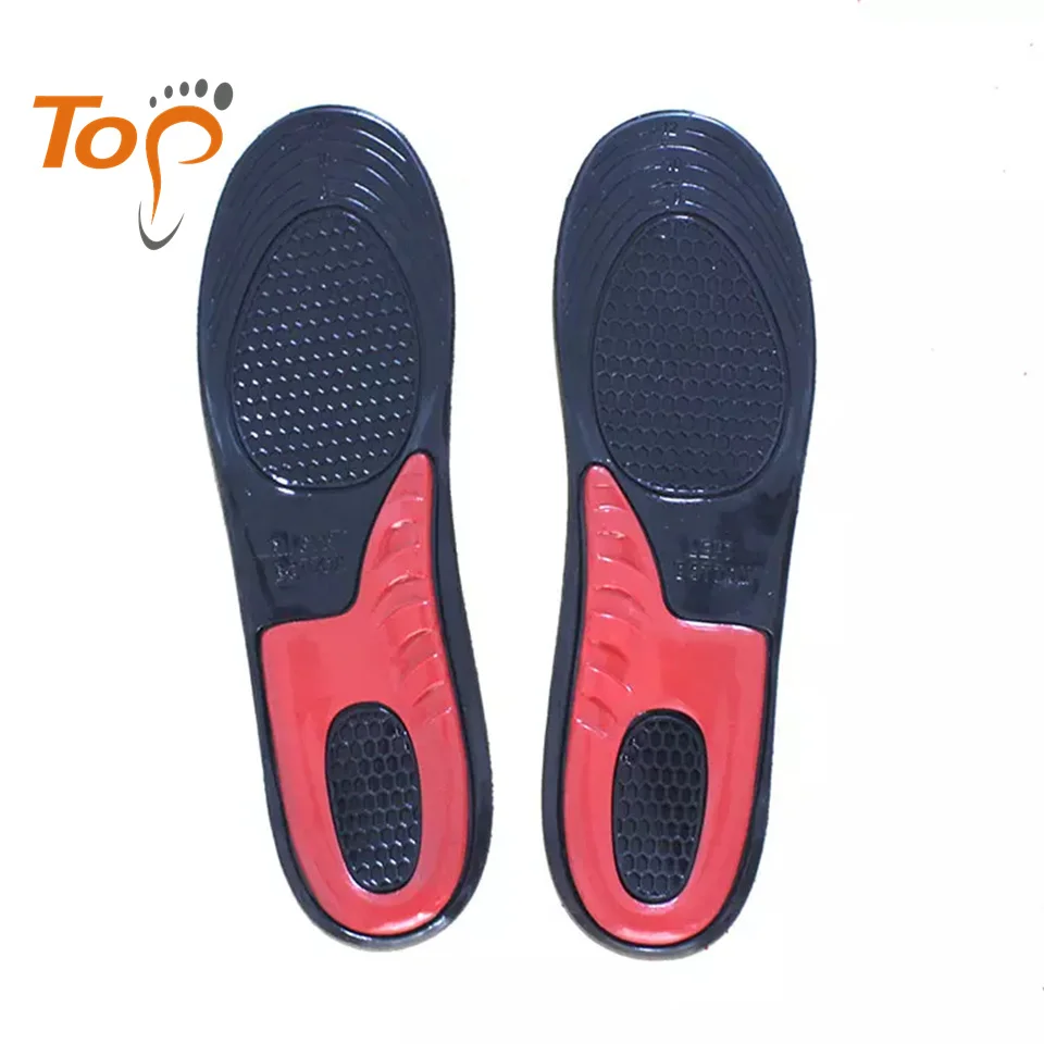 Soft gel dual density anti-sweat medicinal material walking sports diabetic insoles