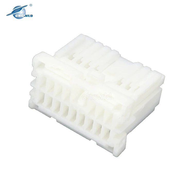 16 Pin Automobile Male White Connector plug Wire harness Housing Micro jst plug Connector 653019