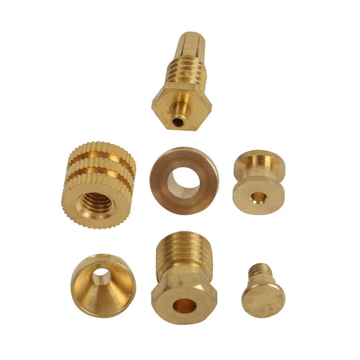 Custom Precision Stainless Steel CNC Turning Copper Small Metal Parts