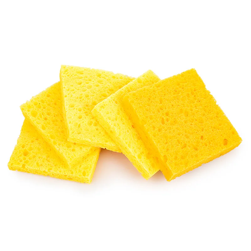 Customize High-temperature Soldering Iron Pressed Cleaning Sponge For Welding