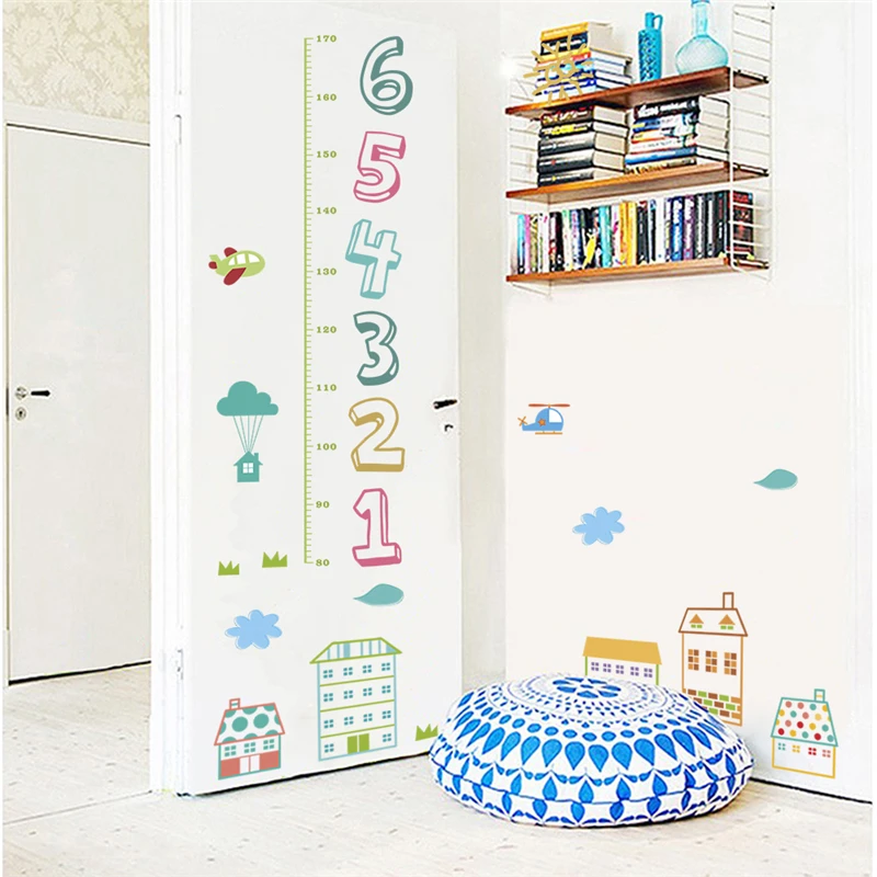 Animal Wall Stickers Tree Elephant Giraffe Lion Wall Nursery Sticker Wall Decor For Children Playroom Bedroom Living Room