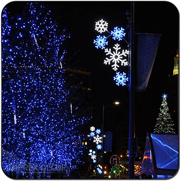 Toprex Outdoor Easter christmas decoration 2d led pole mounted street motifs lights