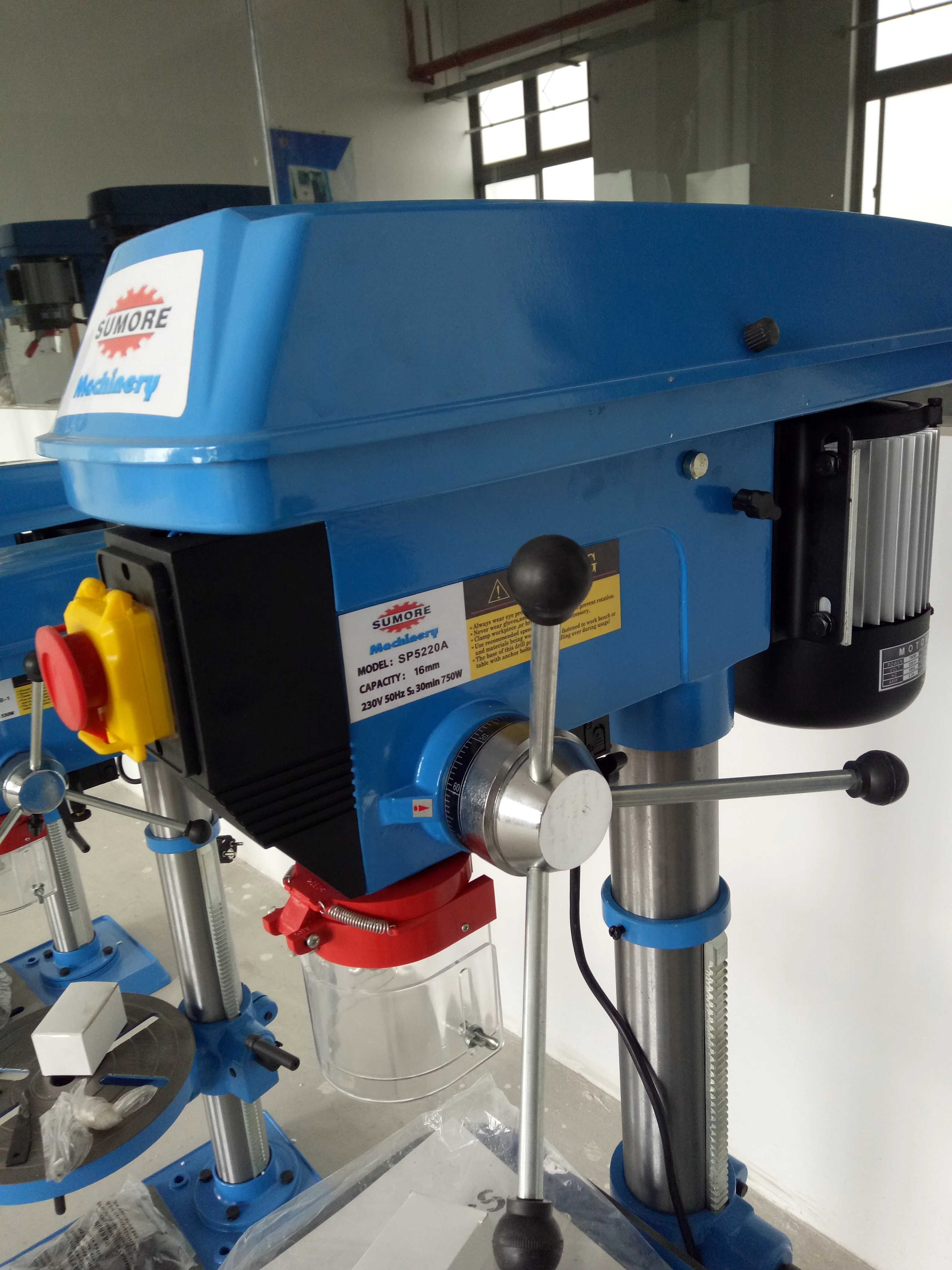 Sumore Drill Machine 16 Speed Drill Press 20mm Table Top Drill Press Machine With  Taladro De Banco SP5220A
