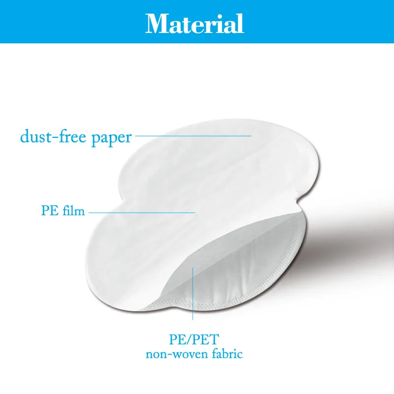 Hot Sell  Underarm Dress Sticker Pads Sweat Deodorant Patch Men and Women Armpit Stickers