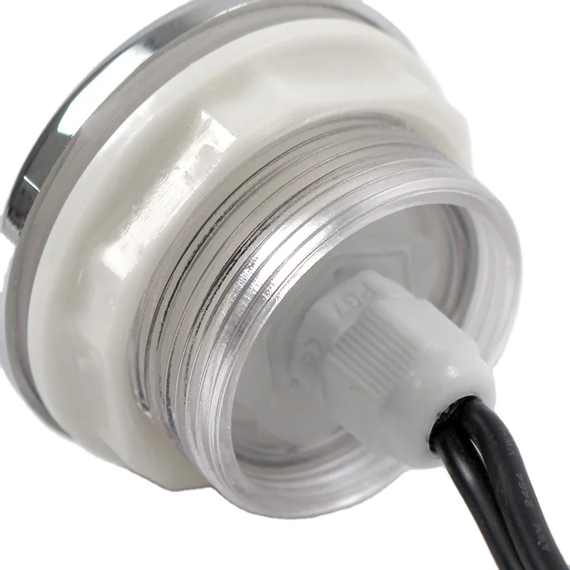 12v  RGB whirlpool scale surface plastic Sauna Steam Room led lamp Waterproof LED Bathtub hot tub Spa Light led hot tub lamp 2w