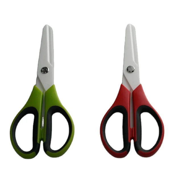 PP+TPR handle Ceramic Blade Kitchen Scissor Baby Food accessories