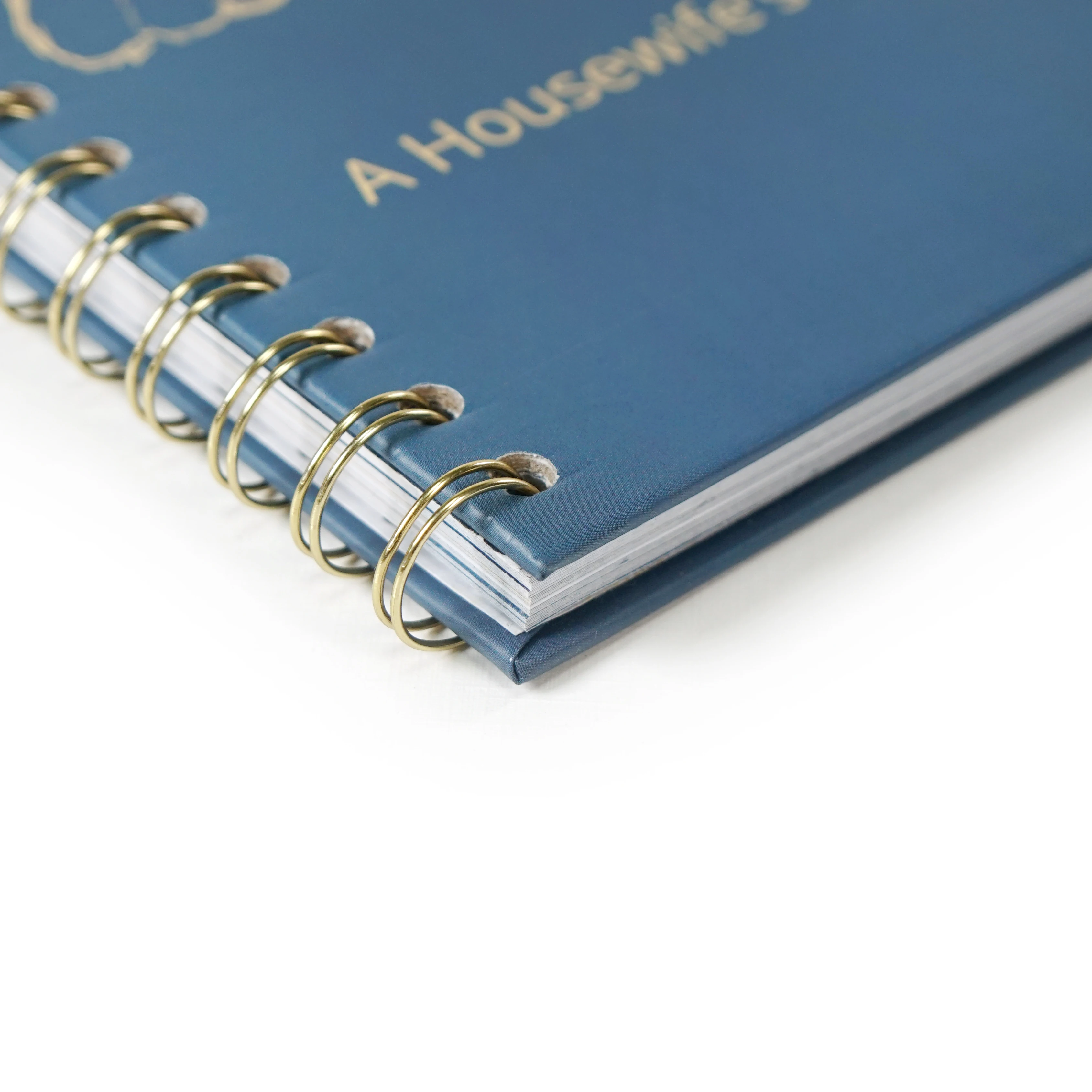 2024 2025 Undated Custom Printing Wellness Journals Notebook Diary Planner Self Care Journal Spiral Ring Mindfulness Journal