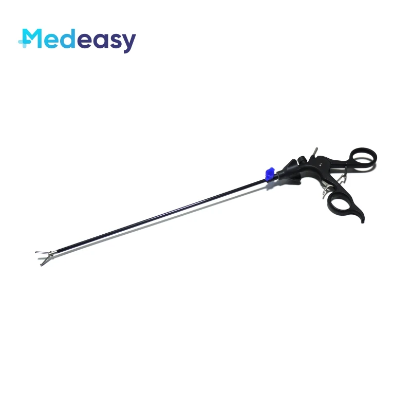 Laparoscopy Instruments Reusable Rat Tooth Grasping Forceps with Lock