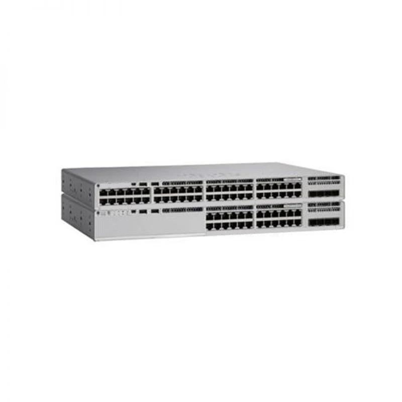 High Quality 9300 12-port 25G/10G/1G SFP28 with modular uplinks, Network Advantage C9300X-12Y-A