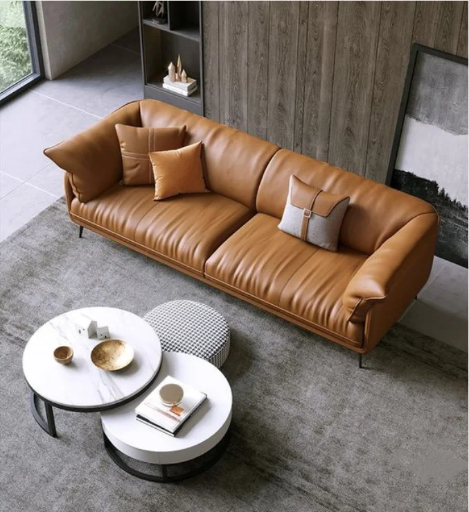 Leather sofas for sell luxury single sofa for factory wholesale restaurant and dining modern leather sofa furniture