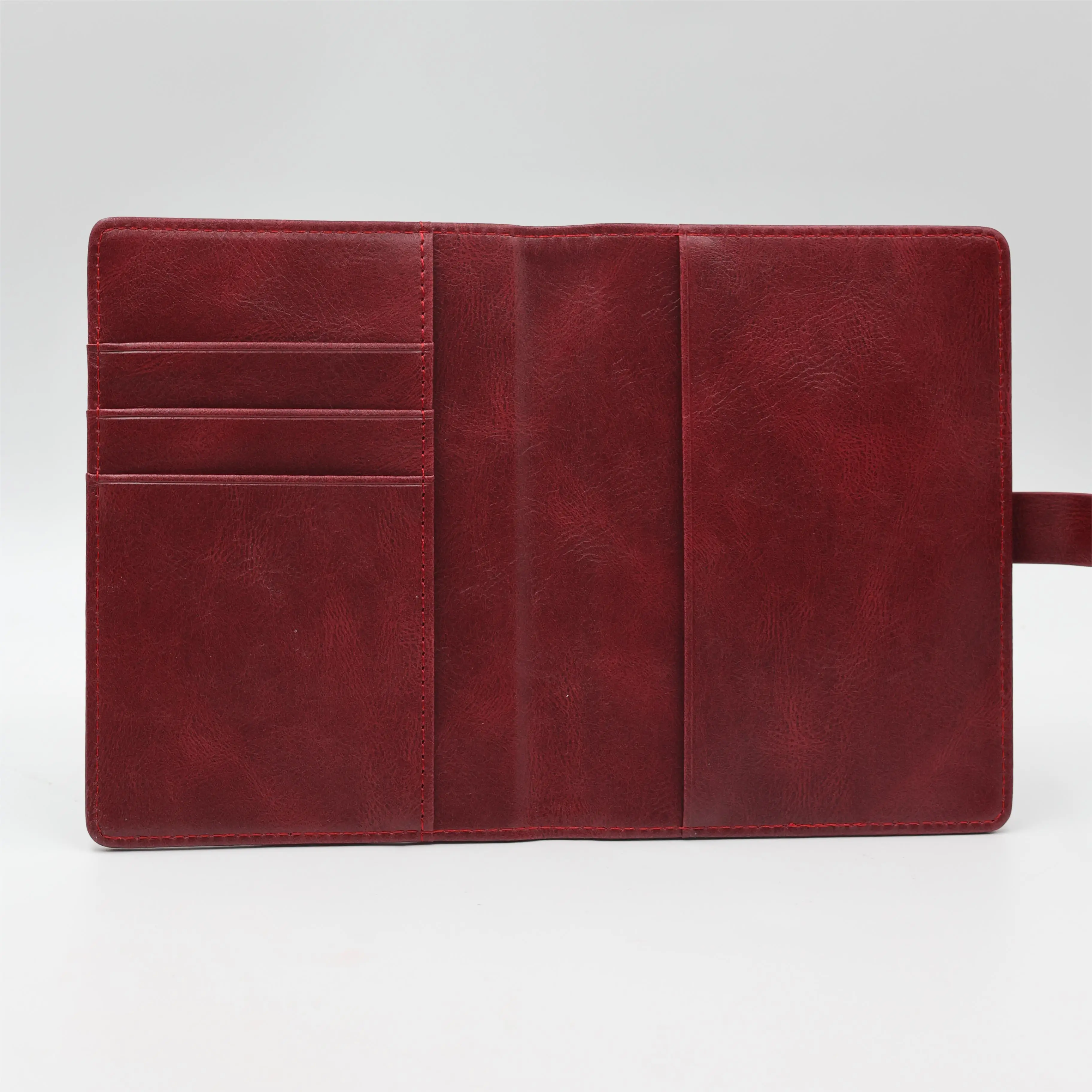 air tag passport cover case RFID PU Certificate Location tracking card holder custom Anti theft Passport holder leather